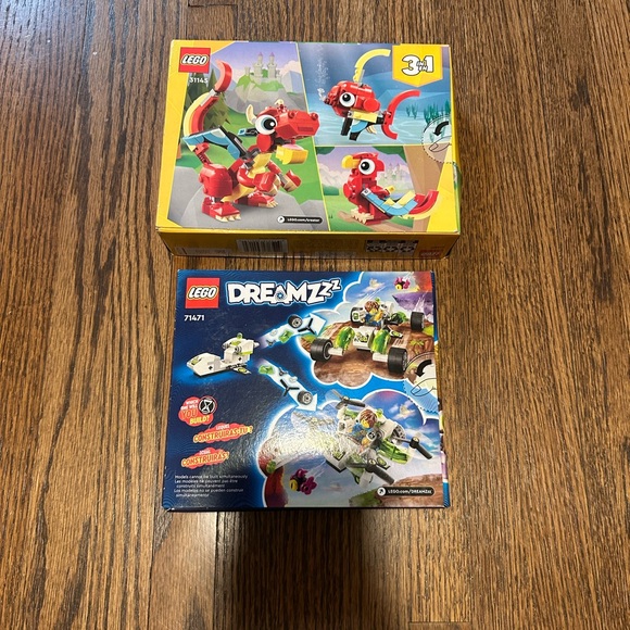 LEGO Creator 3-in-1 Red and Yellow Dragon Set - Picture 2 of 2